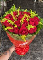 Buquê Amarradinho 18 rosas com Tango