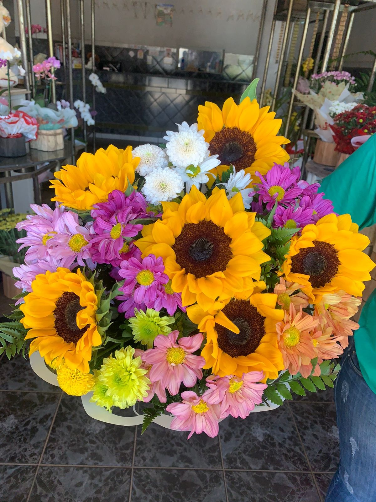 Buquê de Girassol e Flores do Campo - Imagem 2